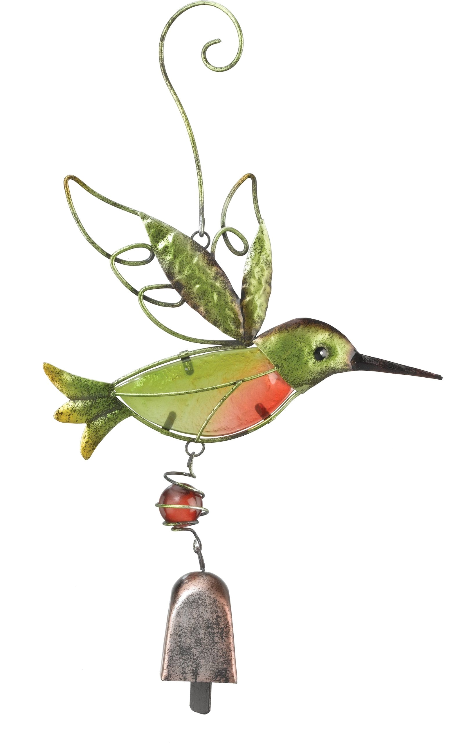 amazon com regal art gift hummingbird ornament with bell garden stakes