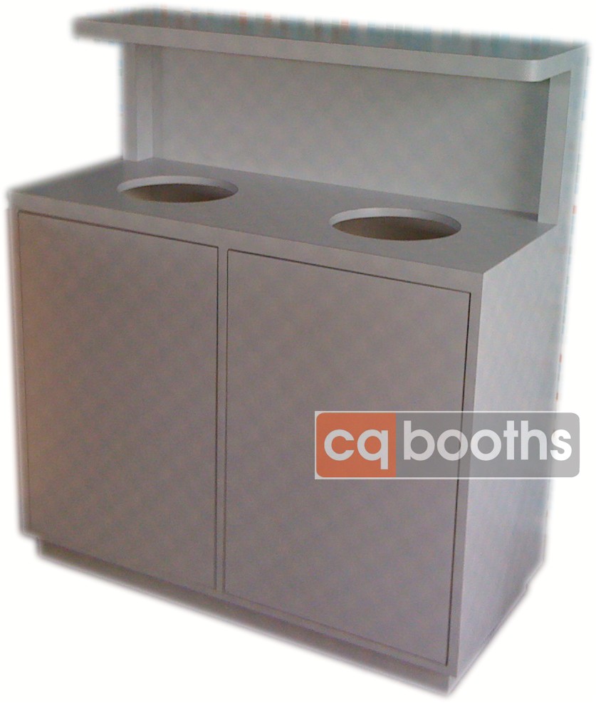 Restaurant Trash Can Cabinet Luxury Double Trash Cabinet with top Tray Holder Ct204d Cqbooths