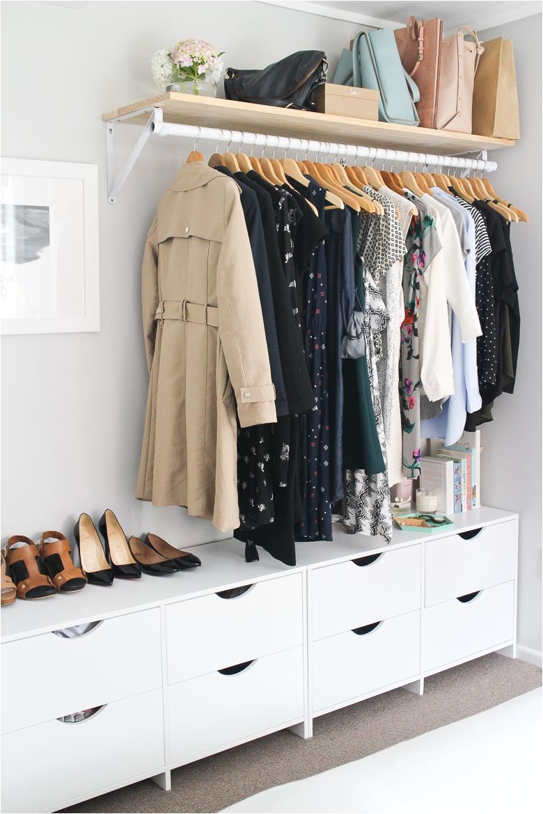 Rolling Clothes Rack Ikea Canada My Bedroom and Open Wardrobe Made From Scratch Small Space Big