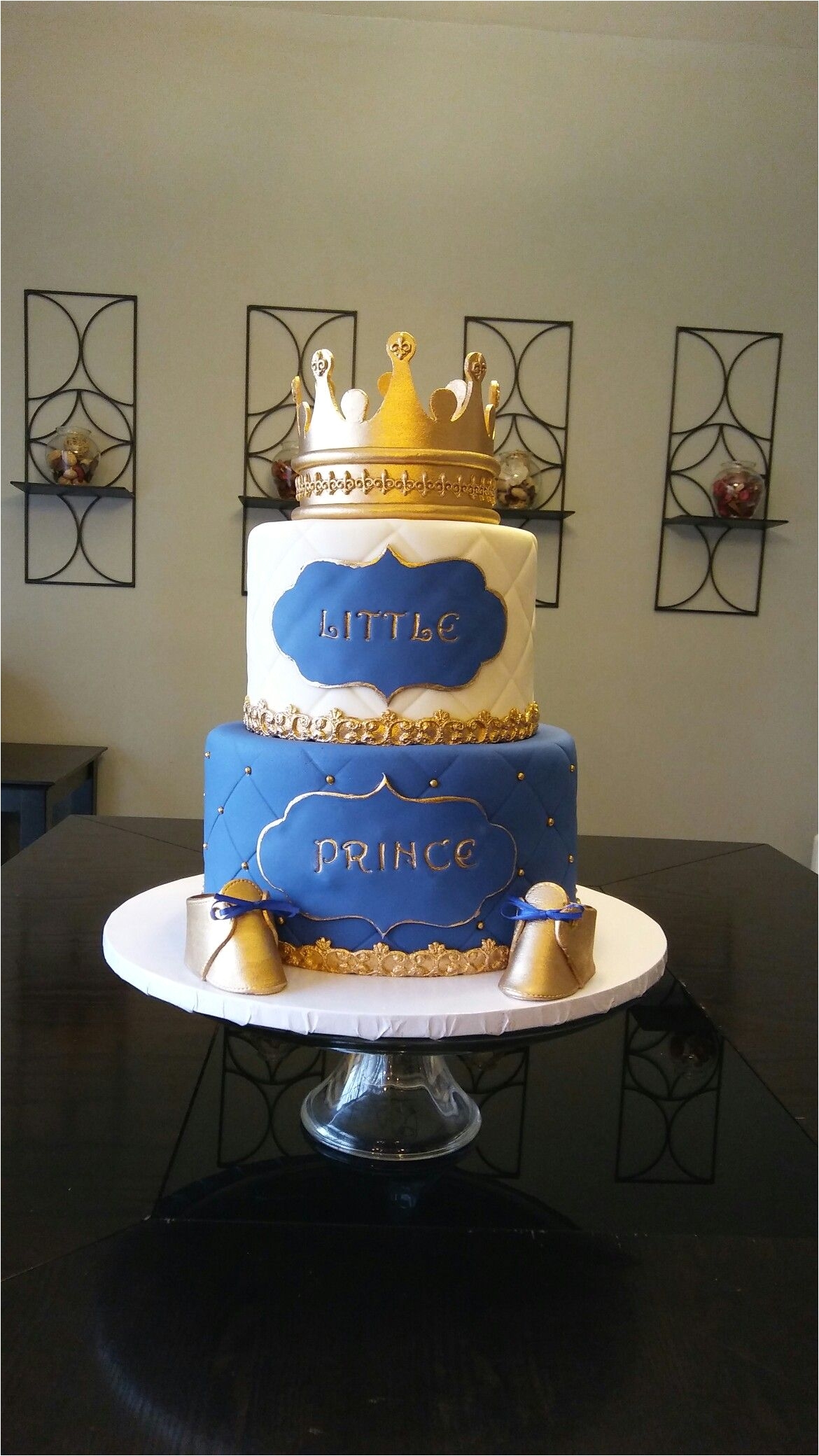 little prince baby shower cake