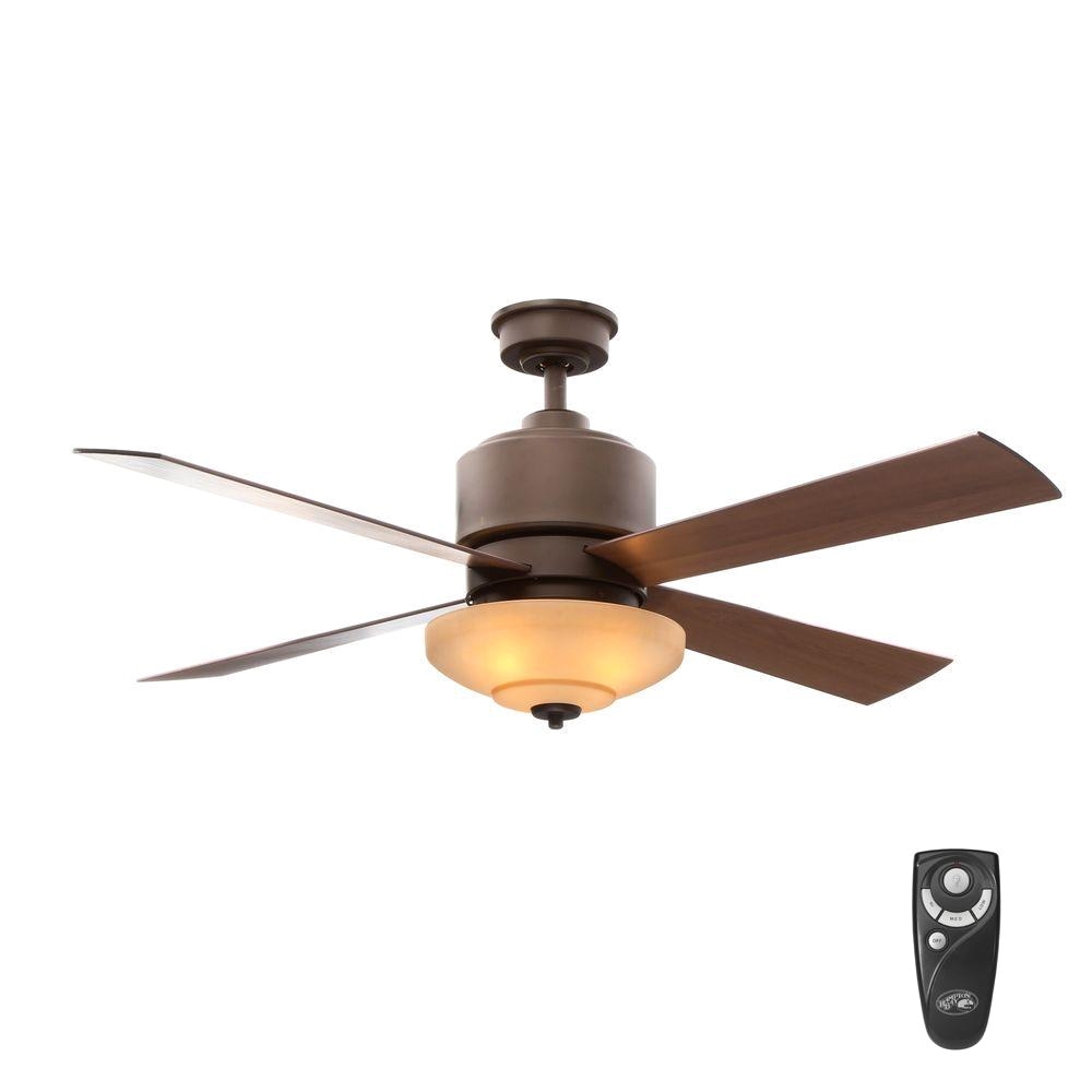 Rubbed Bronze Floor Fan Hampton Bay Alida 52 In Indoor Oil Rubbed Bronze Ceiling Fan with