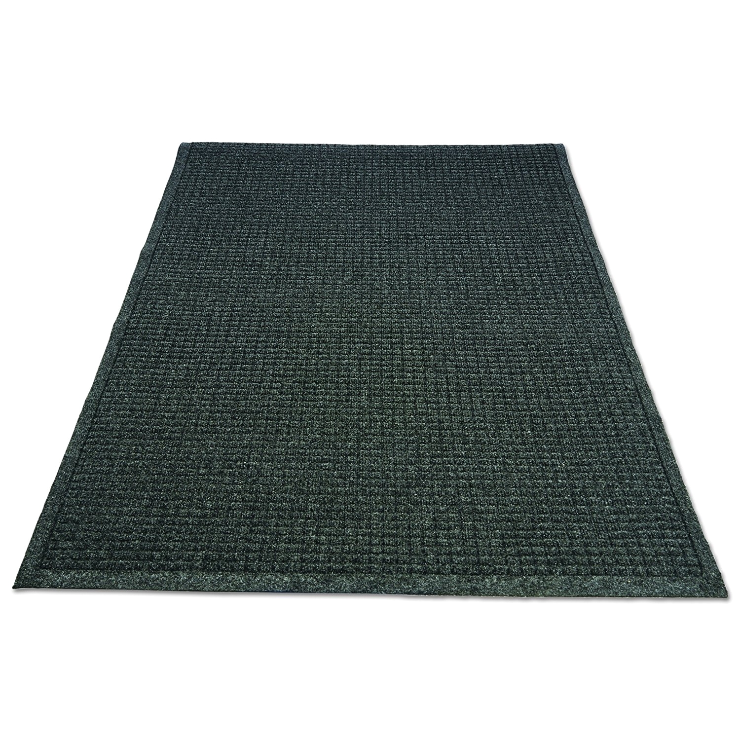 guardian ecoguard indoor wiper floor mat recycled plastic and rubber 2 x3 charcoal amazon com industrial scientific