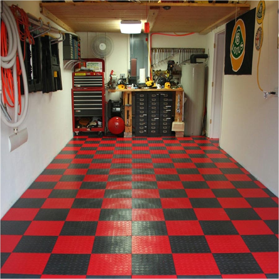 rubber floor mats garage interesting rubber balck and red rubber garage floor mats with small