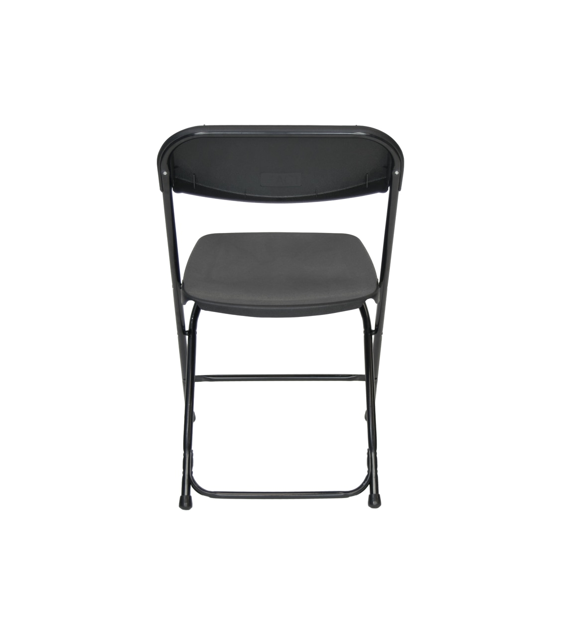 black plastic folding chair premium rental style