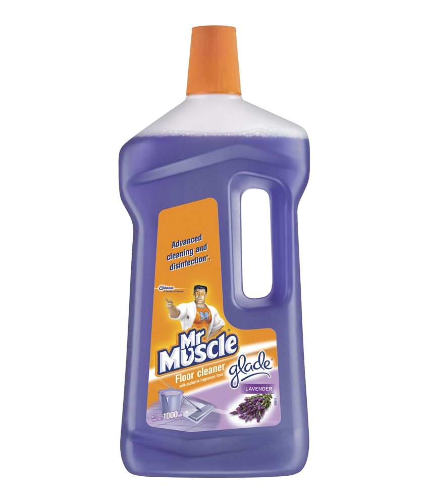 mr muscle floor cleaner with glade 1 l lavender