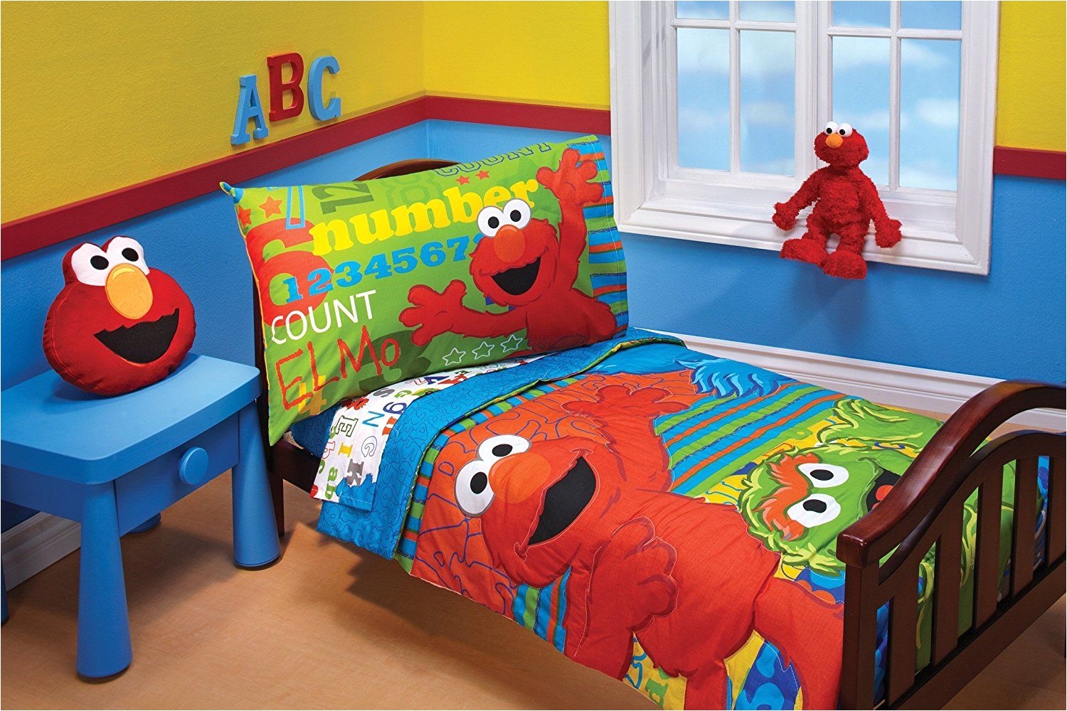 sesame street abc 123 collections will keep your little ones warm and snuggly with this fun toddler bedding set you ll be able to transform their room into