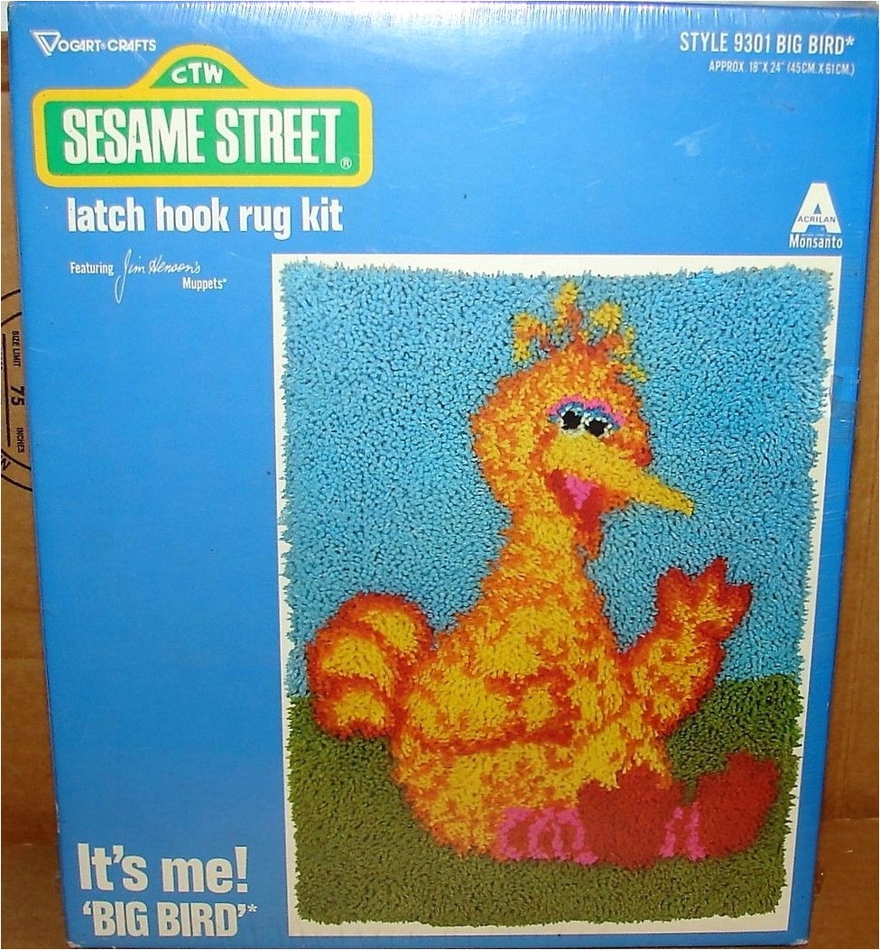 Sesame Street Latch Hook Rug Kits Sesame Street Latch Hook Kits Vogart Muppet Wiki Fandom