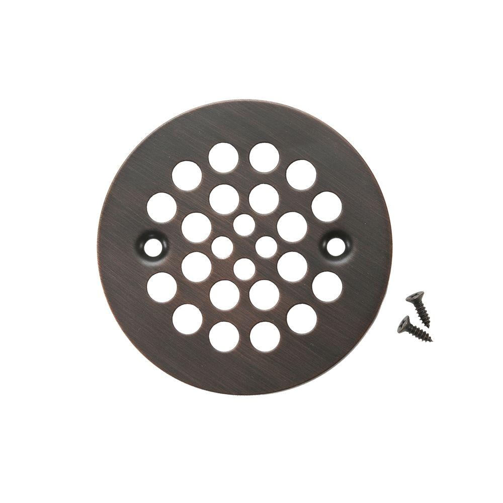 round shower drain cover oil rubbed bronze