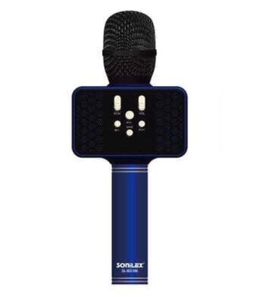 sonilex bs 188 wireless karaoke microphone bluetooth speaker