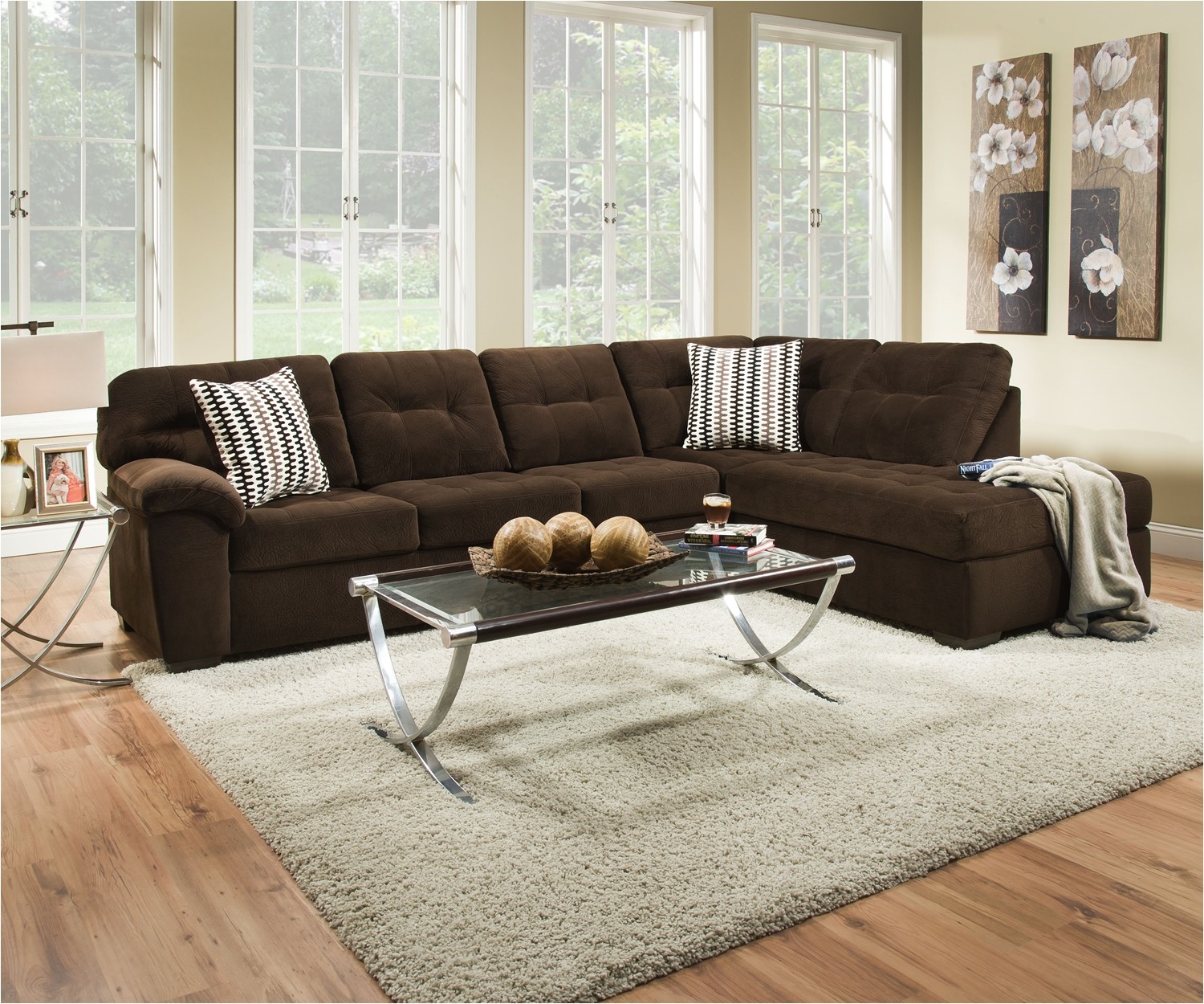 Simmons sofas at Big Lots Bernie Godiva Sectional by Simmons sofa with Chaisesimmons