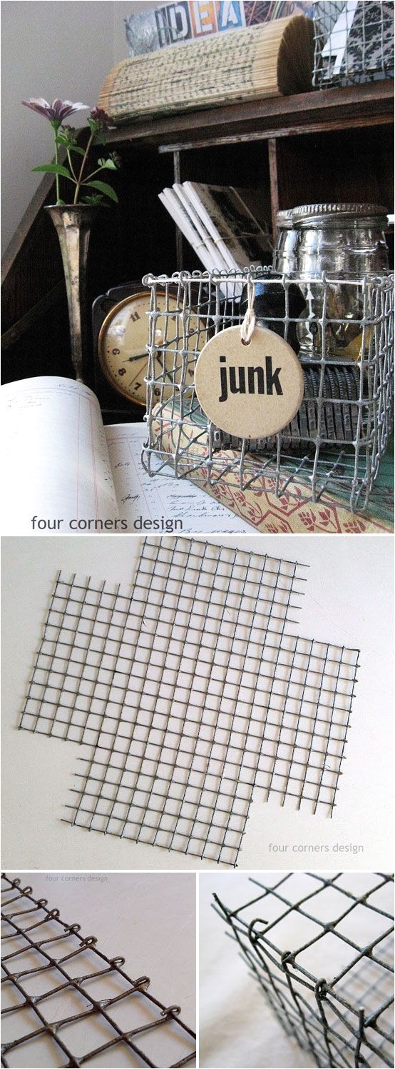 tutorial diy wire baskets make your own woven wired basket very cool four corners design