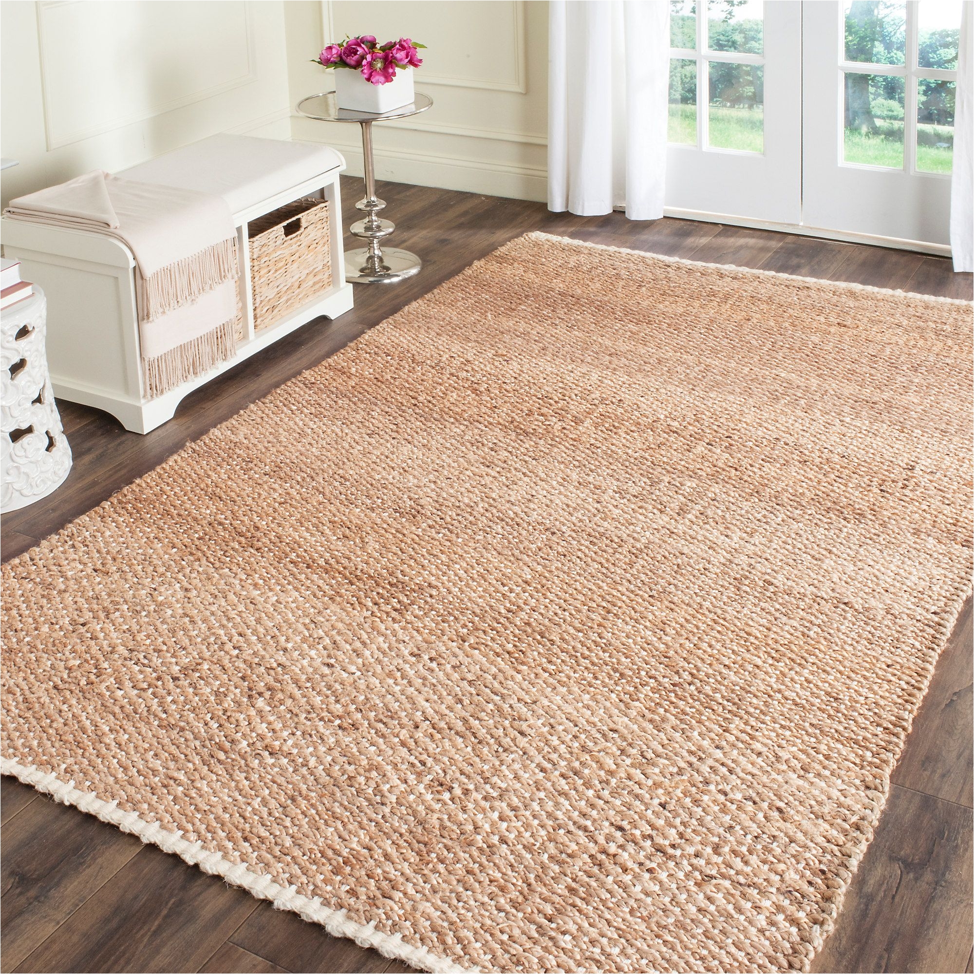 handwoven of sustainably harvested sisal this rug grounds any space with hearty natural texture and