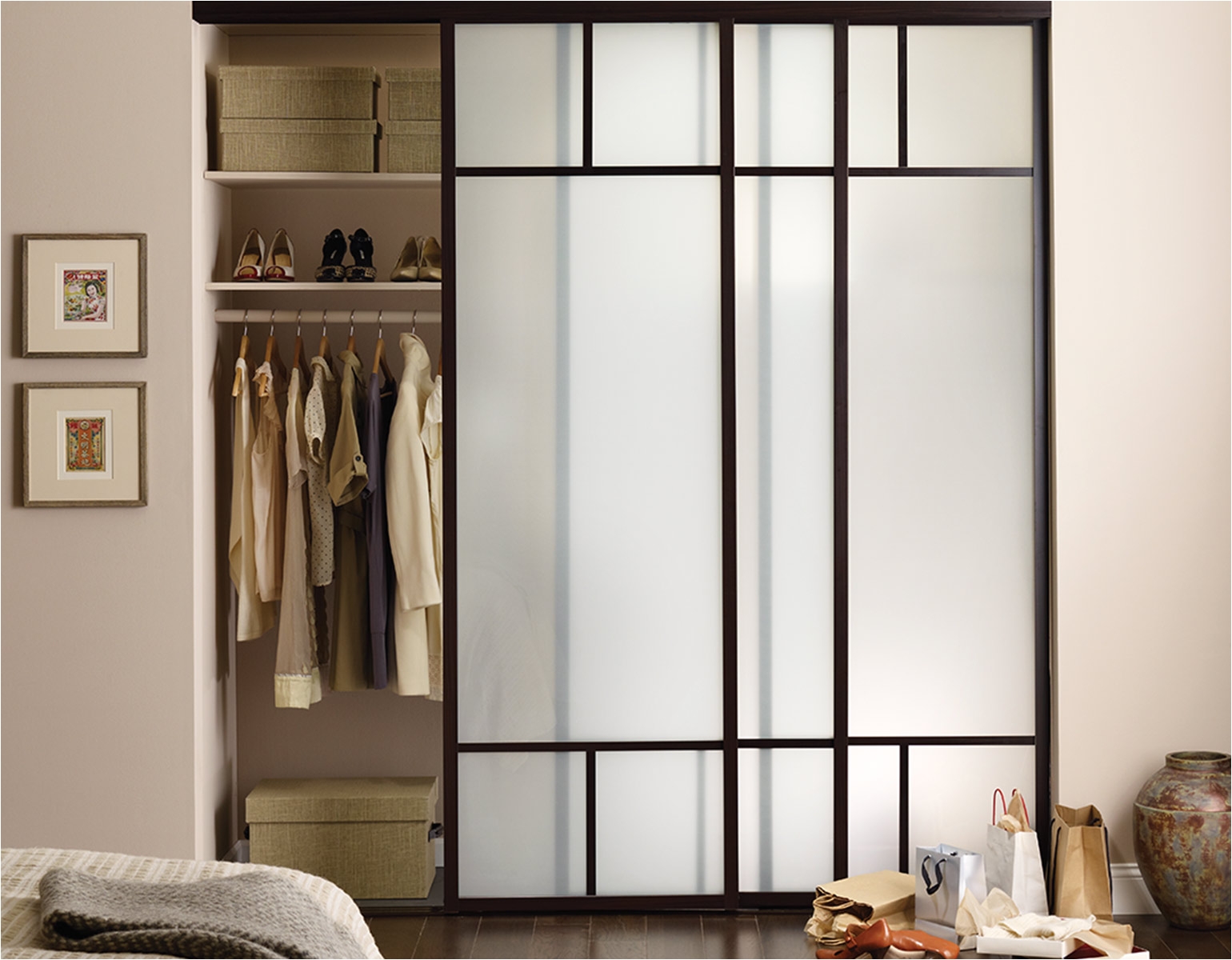 duo t sliding glass closet doors open full image