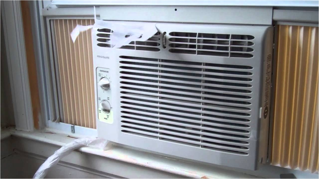 gorgeous white slider window air conditioner