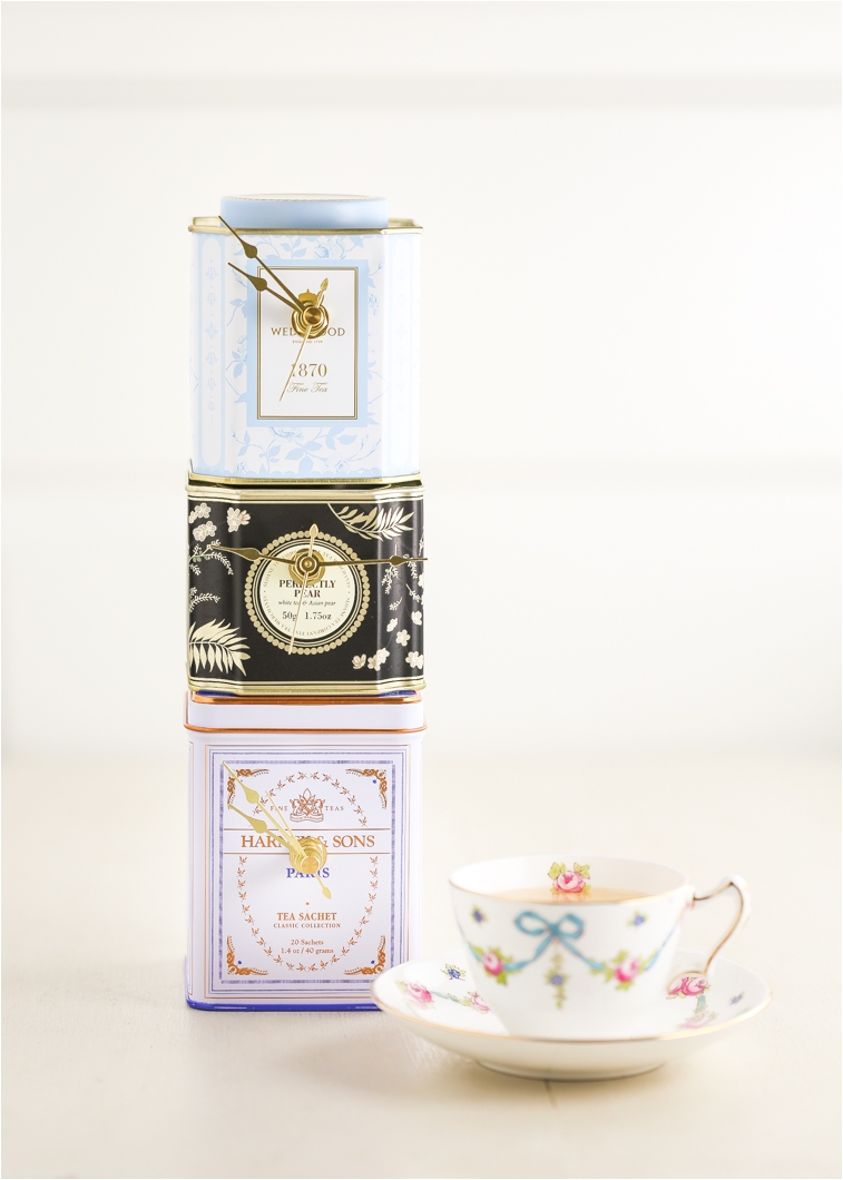 tea tin clock diy