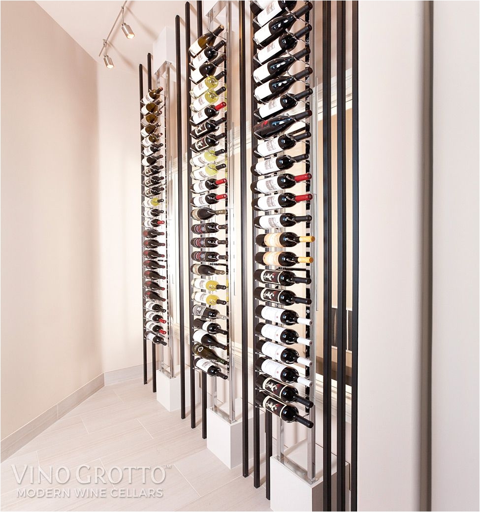 metal frame holds standard vintageview wall series wine racks when you don t have a