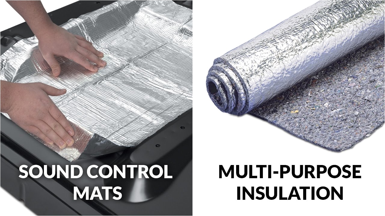 lmc truck sound control mat multi purpose insulation on two guys garage youtube