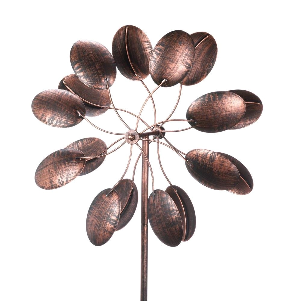 amazon com big modern art kinetic outdoor metal dual wind sculpture spinner pinwheel garden outdoor