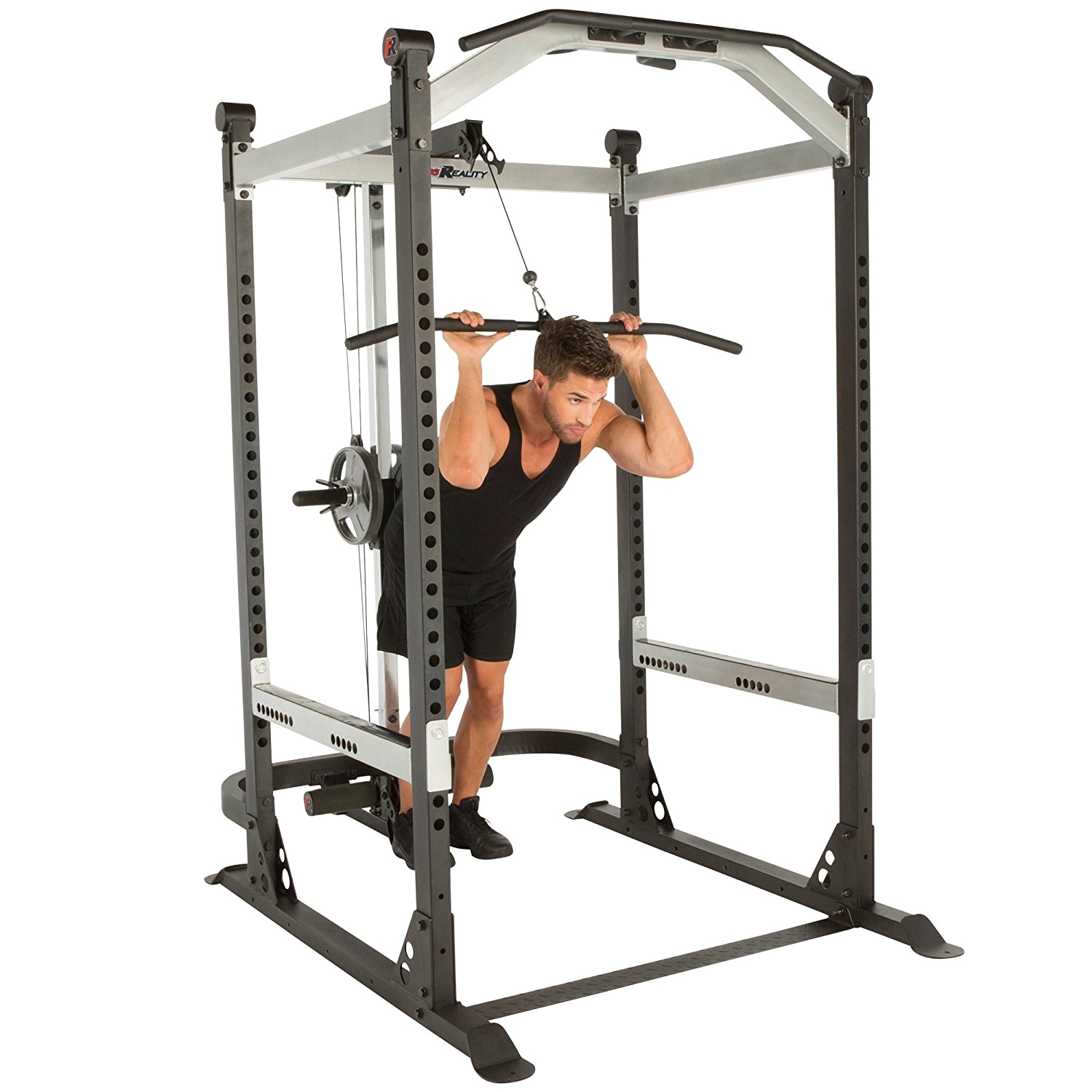 amazon com fitness reality x class light commercial high capacity olympic power cage sports outdoors