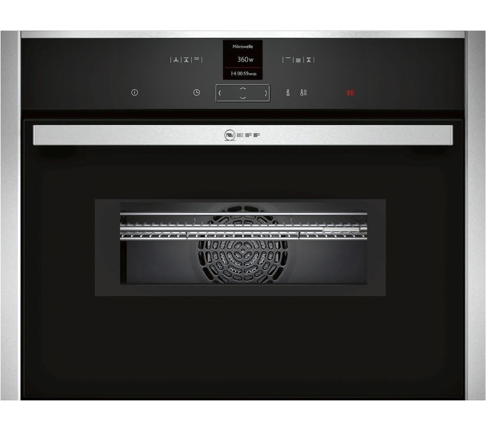 neff c17mr02n0b built in combination microwave stainless steel