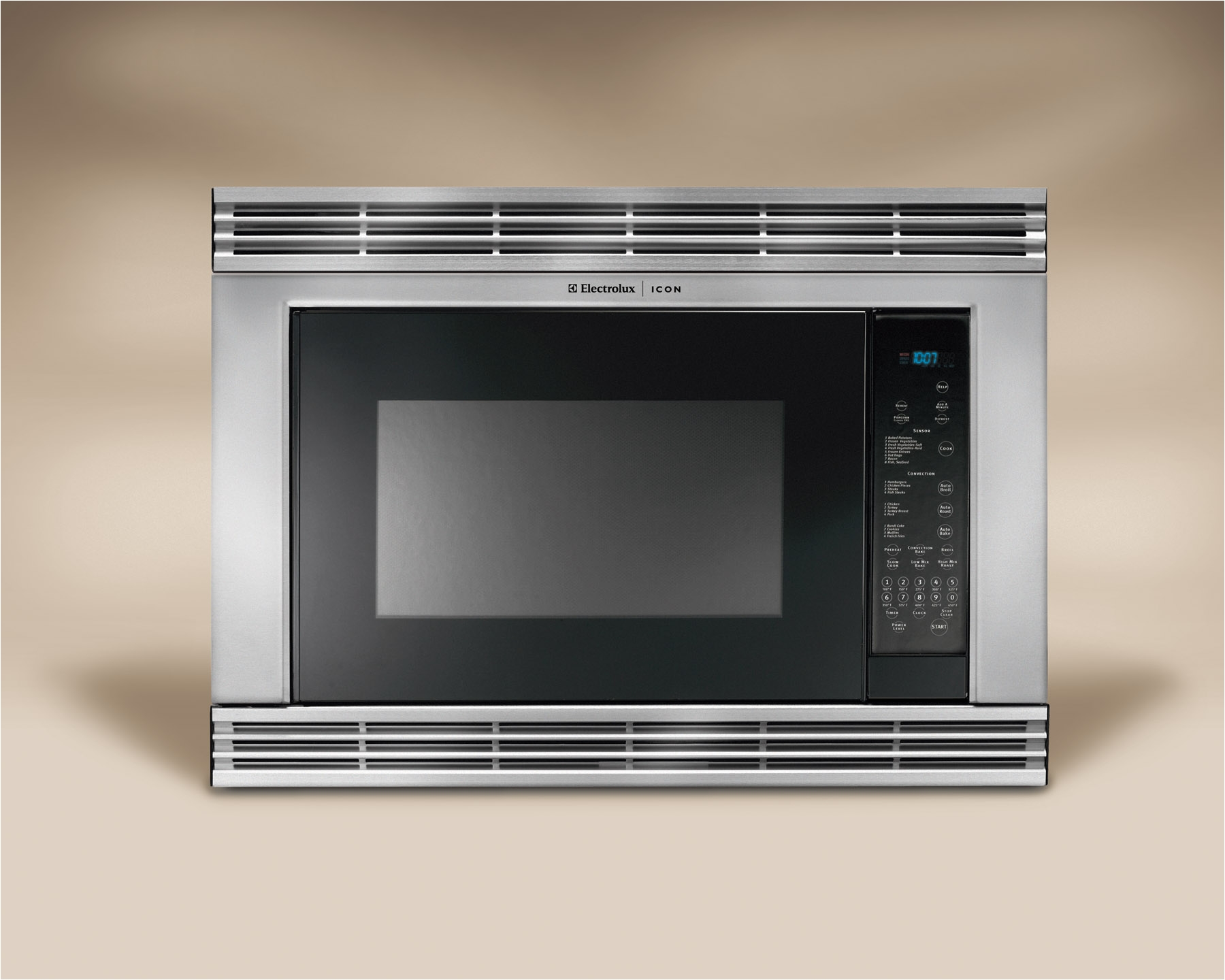 electrolux icona designer series built in microwave stainless steel e30mo65gss