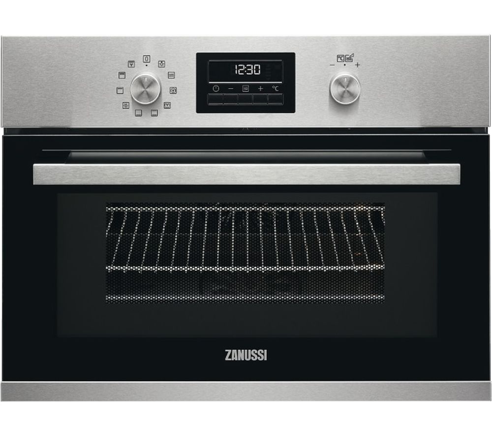 zanussi zkk47901xk built in compact combination microwave stainless steel