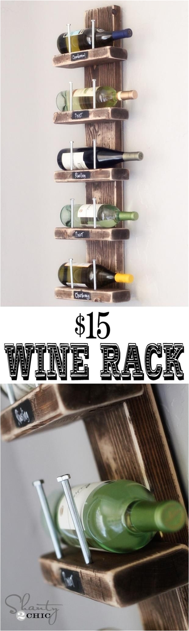 how to make a wine rack