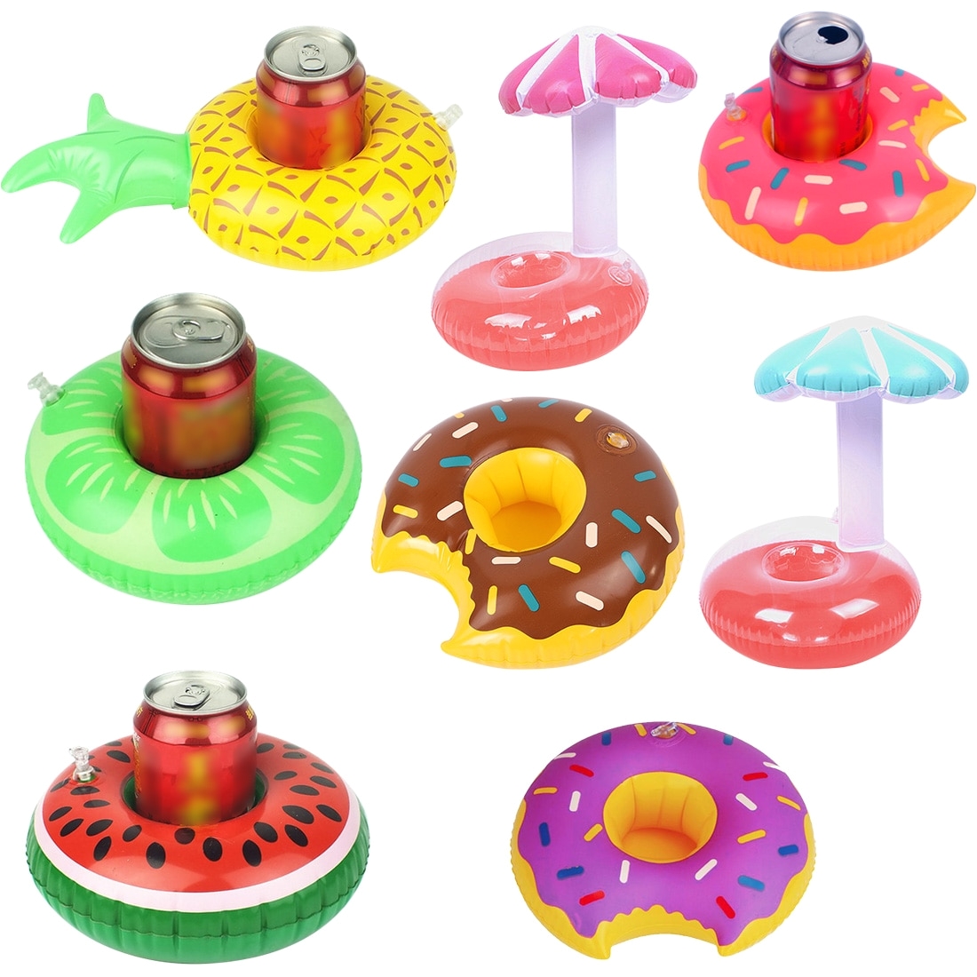 Standing Pool Float Rack Inflatable Flamingo Cup Holder Inflatable Pool Party Drink Floats