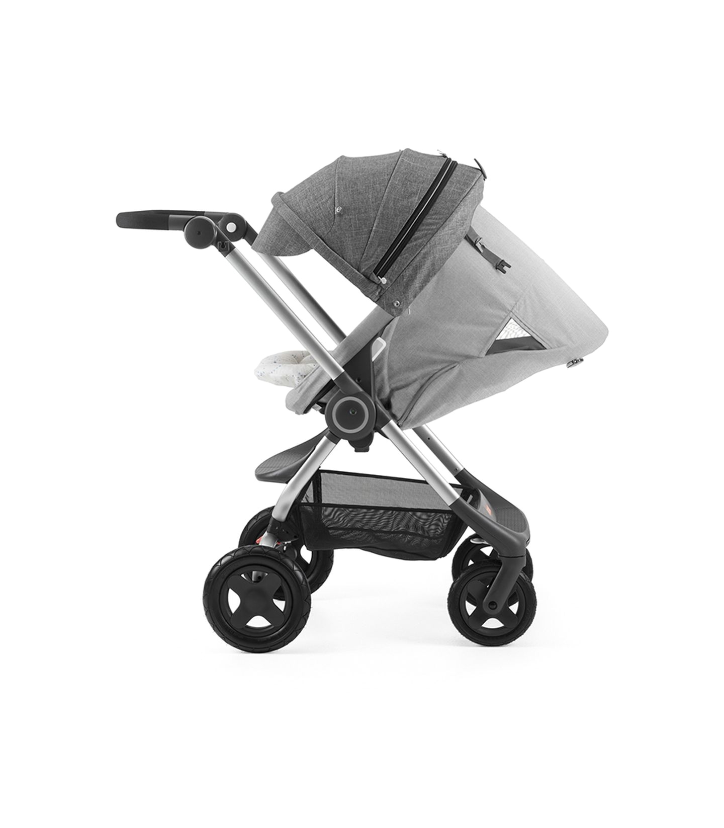 Stokke Scoot Chair Stokkea Scoota Grey Melange W Black Melange Canopy St Com