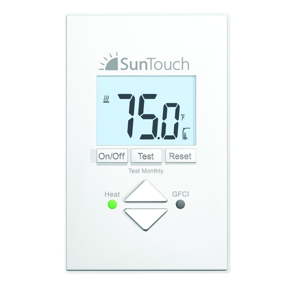 suntouch floor warming sunstat core non programmable floor heating thermostat