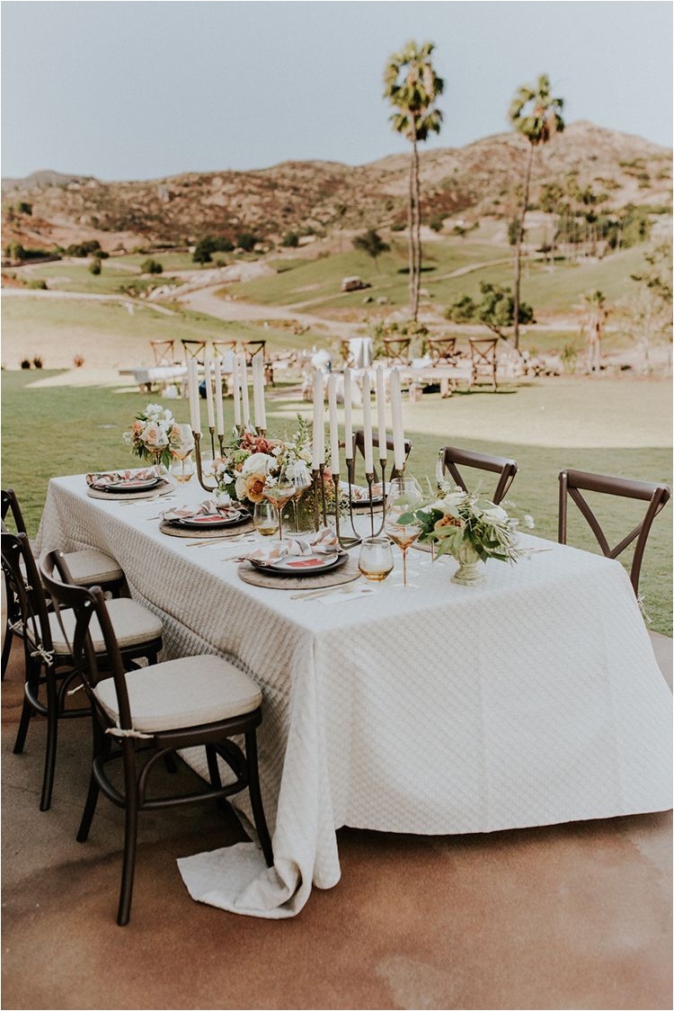 Table and Chair Rental Place Near Me San Diego Zoo Safari Park Glamping Wedding Editorial Linen Rentals