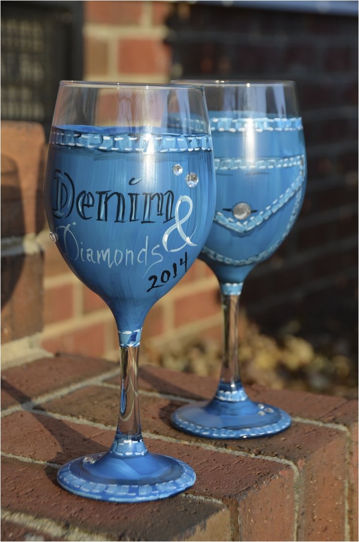 denim diamonds gala wine glass creation https www facebook com