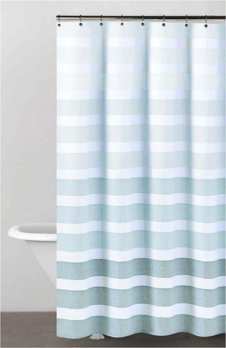 this dkny highline stripes shower curtain will instantly update any bathroom with its tranquil and modern