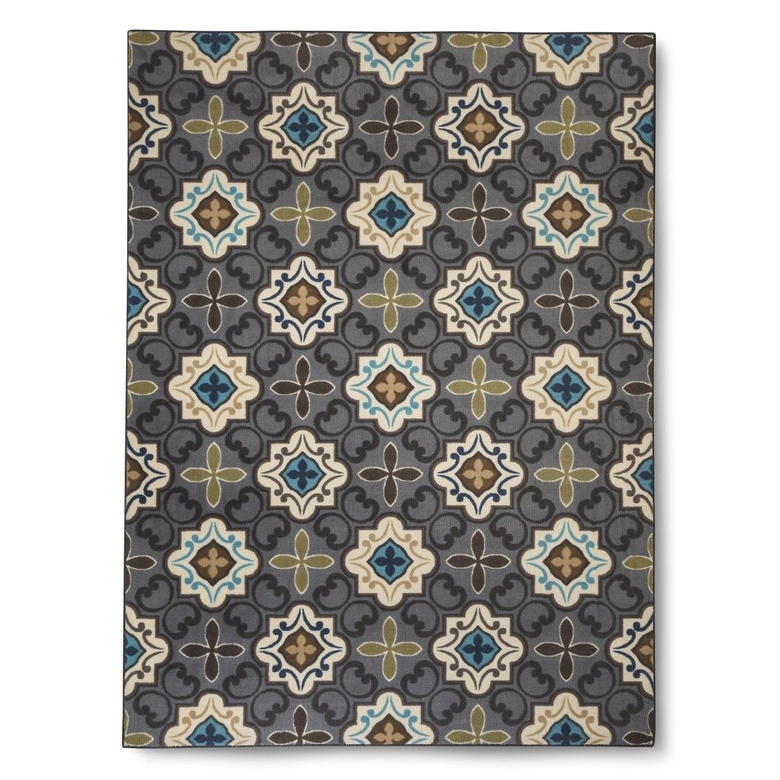 lighter gray in person saw at target for the living room thresholda multi moroccan tile rug
