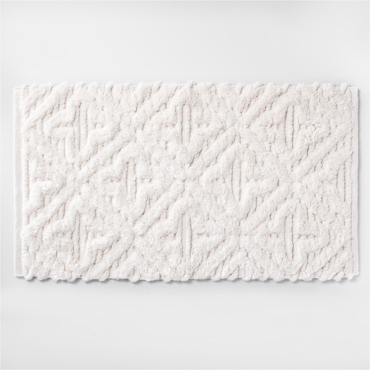 opalhouse textured diamond shag bath rug white target home home decor interior design