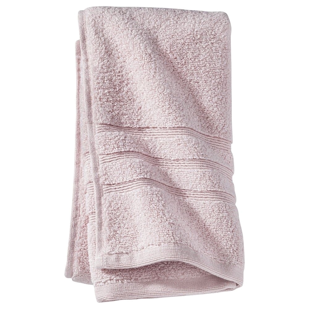luxury hand towel pale pink fieldcrest