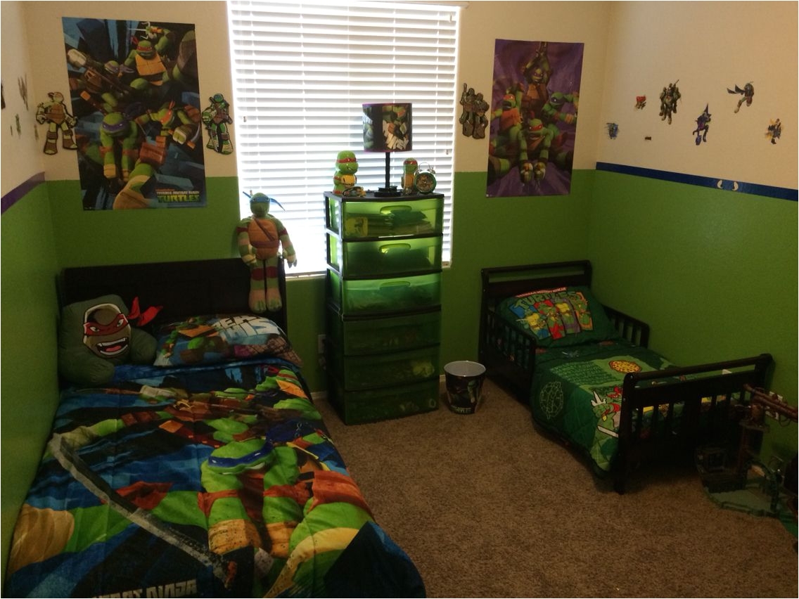teenage mutant ninja turtles bedroom