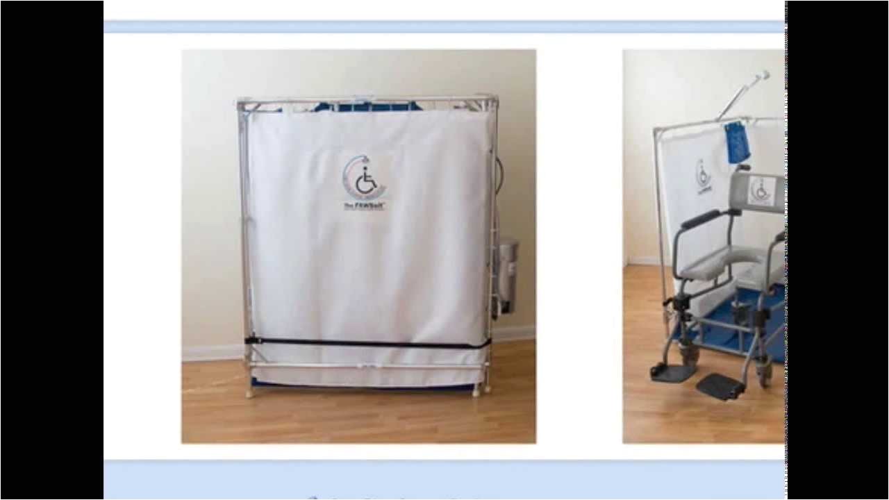 portable wheelchair showers for the disabled alternative to walk in bathtubs youtube
