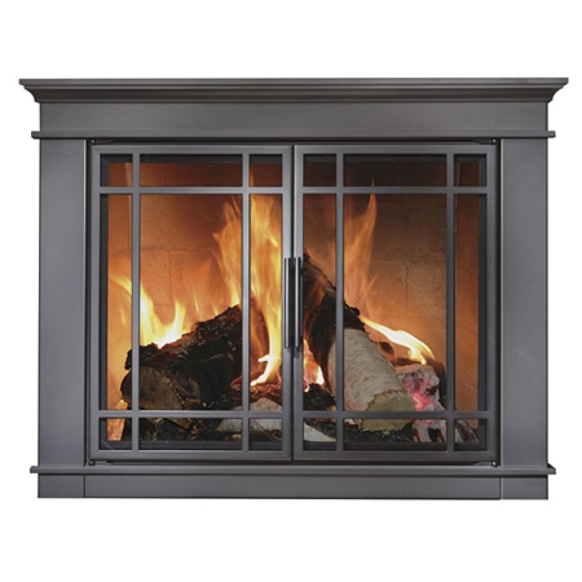 matheson masonry fireplace doors with steel welded frame for simple glass fireplace screens with doors