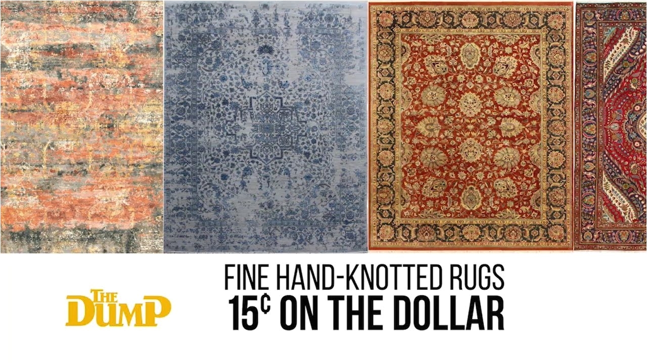 The Dump Rugs the Dump Rug Outlet Hand Knotted Rugs at 15a On the Dollar Youtube