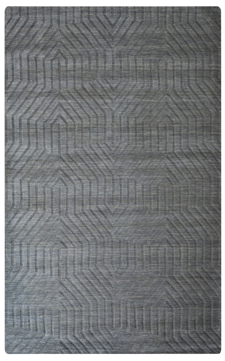 rizzy home technique tc8578 dark gray solid area rug