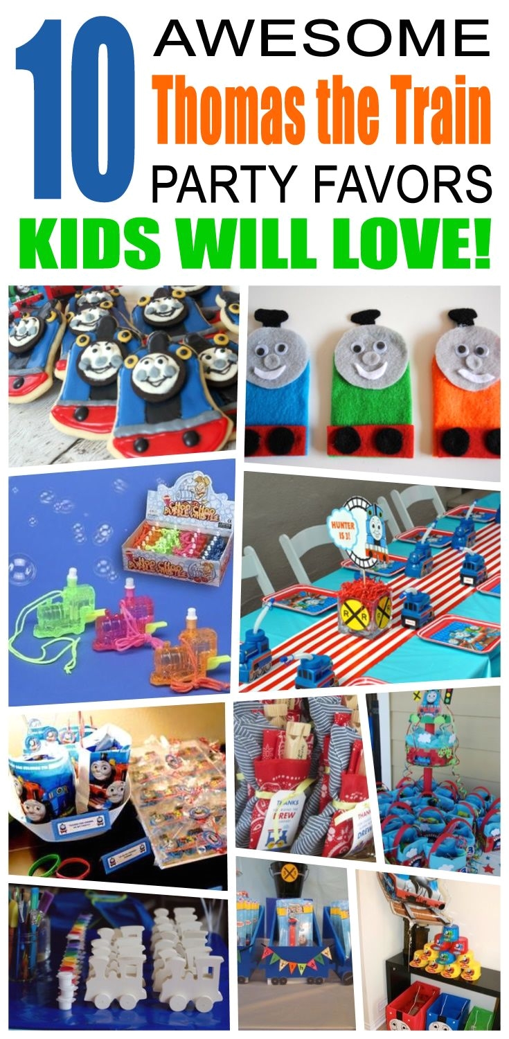 great thomas the train party favors kids will love fun and cool thomas the train birthday party favor ideas for children easy goody bags treat bags