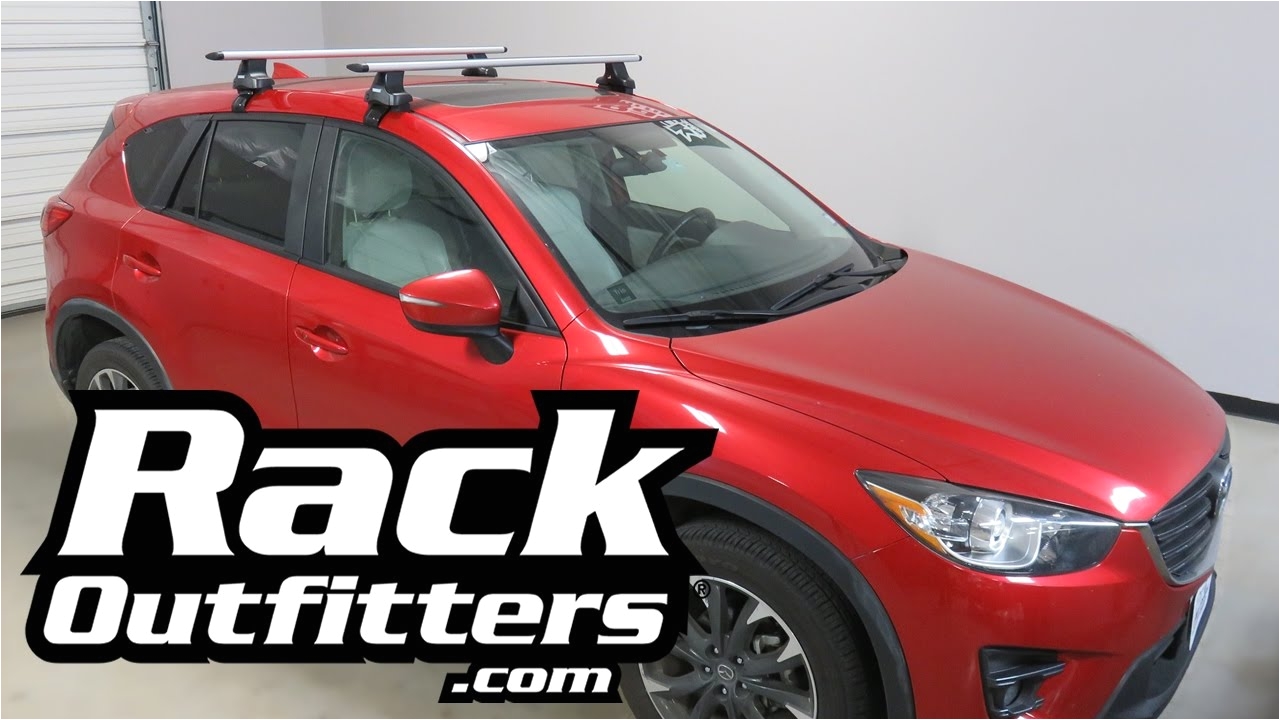 2012 to 2016 mazda cx 5 with thule aeroblade base roof rack crossbar system