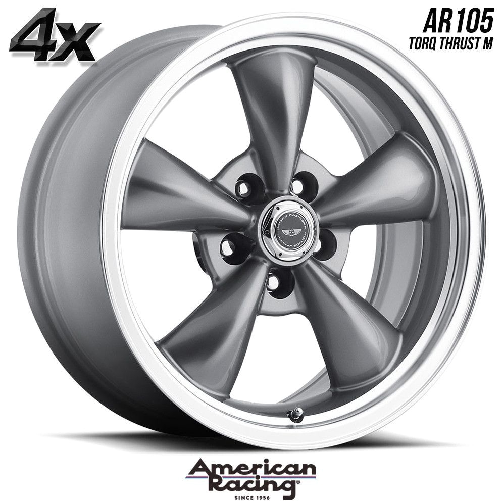 4 american racing 105 t thrust 20 x10 5x114 30 anthracite ofst 17 inch rimsamerican racingwheels