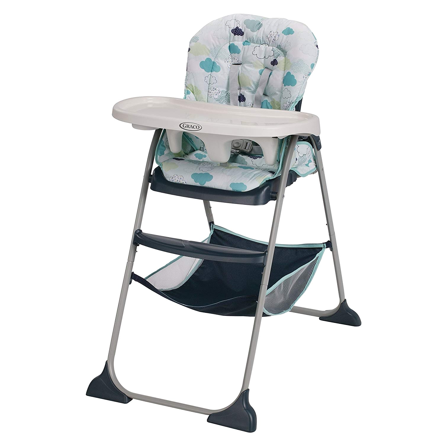 Top Rated Travel High Chairs Amazon Com Graco Slim Snacker Stratus Baby