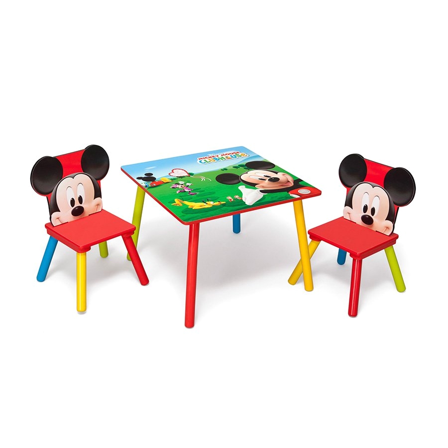 mickey mouse table and chair set