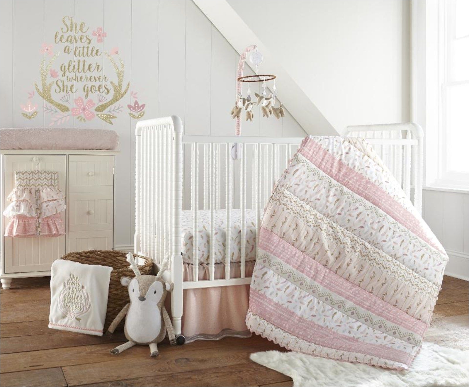 the levtex baby delia 5 piece crib bedding set is a babies r us exclusive