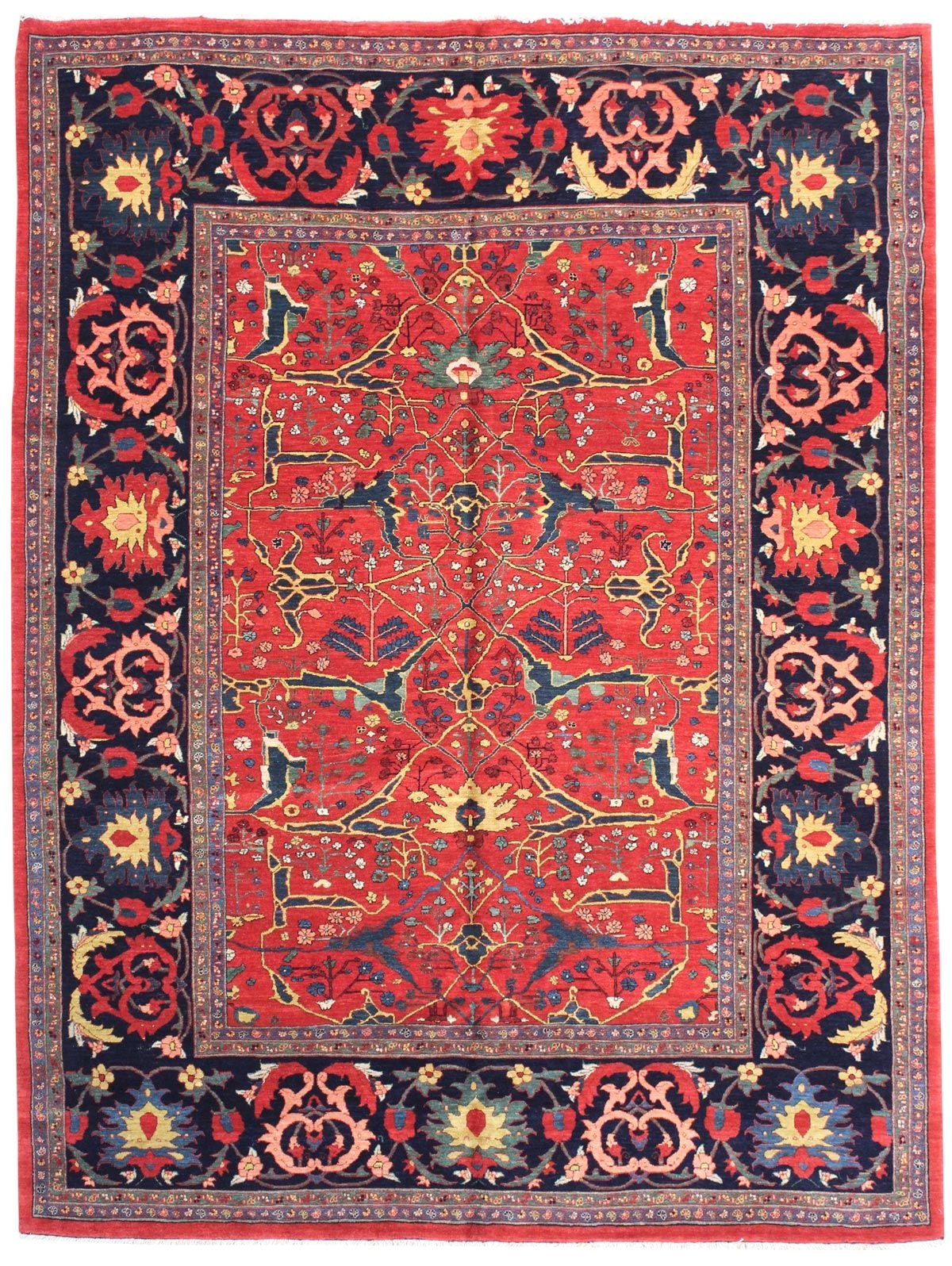 geometric oriental rugs gallery persian bijar rug hand knotted in persia size 8 feet 7 inch es x 11 feet 9 inch es