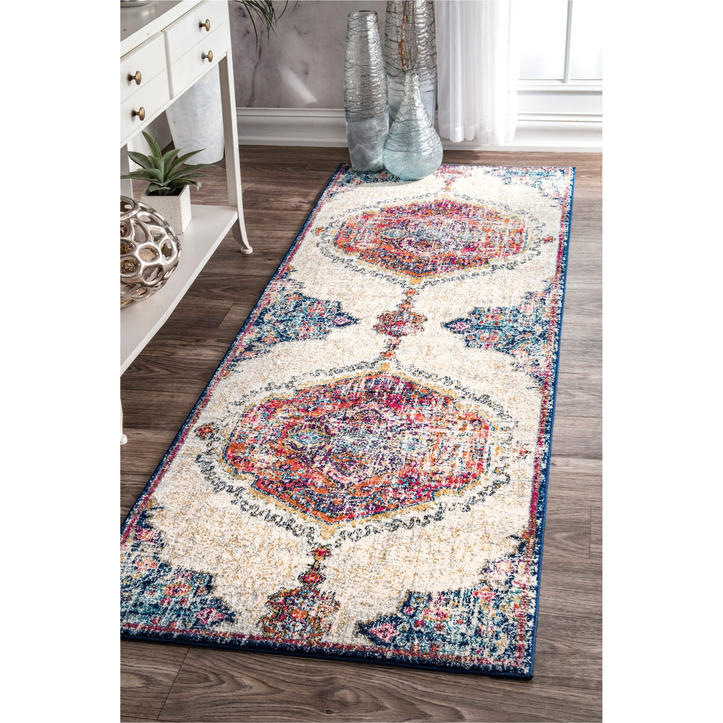 Typical Rug Runner Sizes Nuloom Traditional Medallion Multi Runner Rug 2 8 X 8 Pinterest