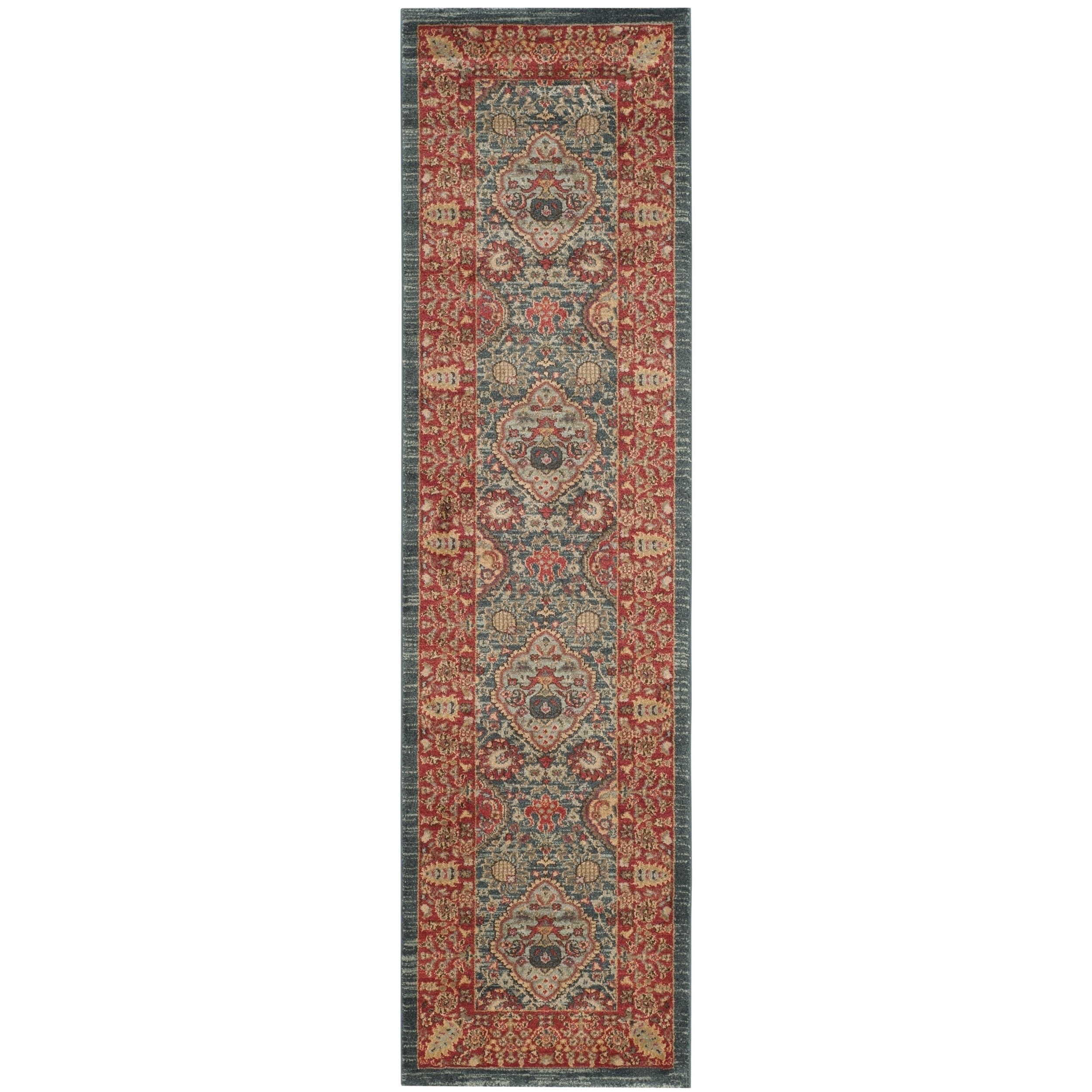 Typical Rug Runner Sizes Safavieh Mahal Traditional Grandeur Navy Blue Red Runner 2 2 X